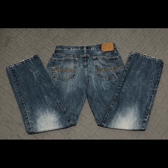 AMERICAN EAGLE MEN’s JEANS!32x34 ORIGINALSTRAIGHT.STYLISH LIKE NEW!☆ - Picture 3 of 9
